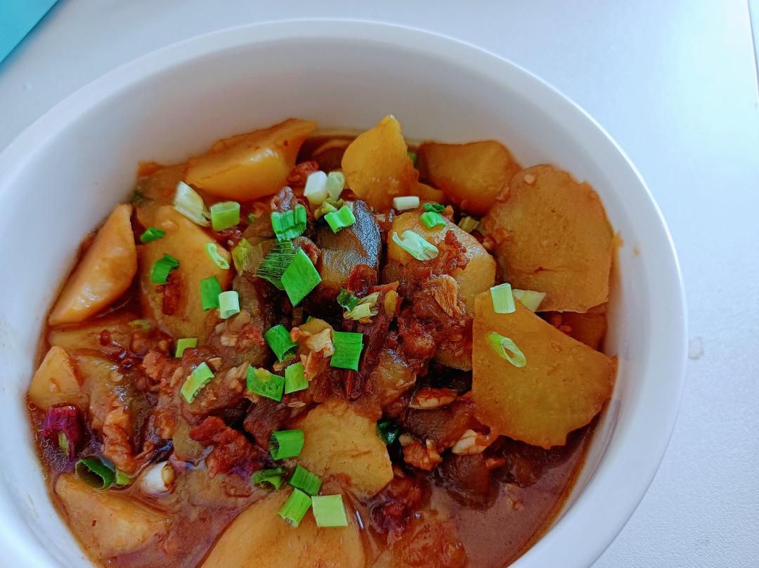 土豆炖茄子