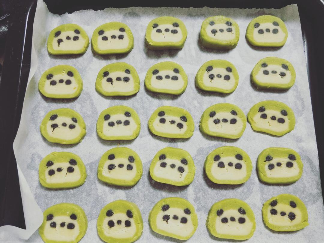 熊猫饼干（稍微修改了下糖小饼的方子）