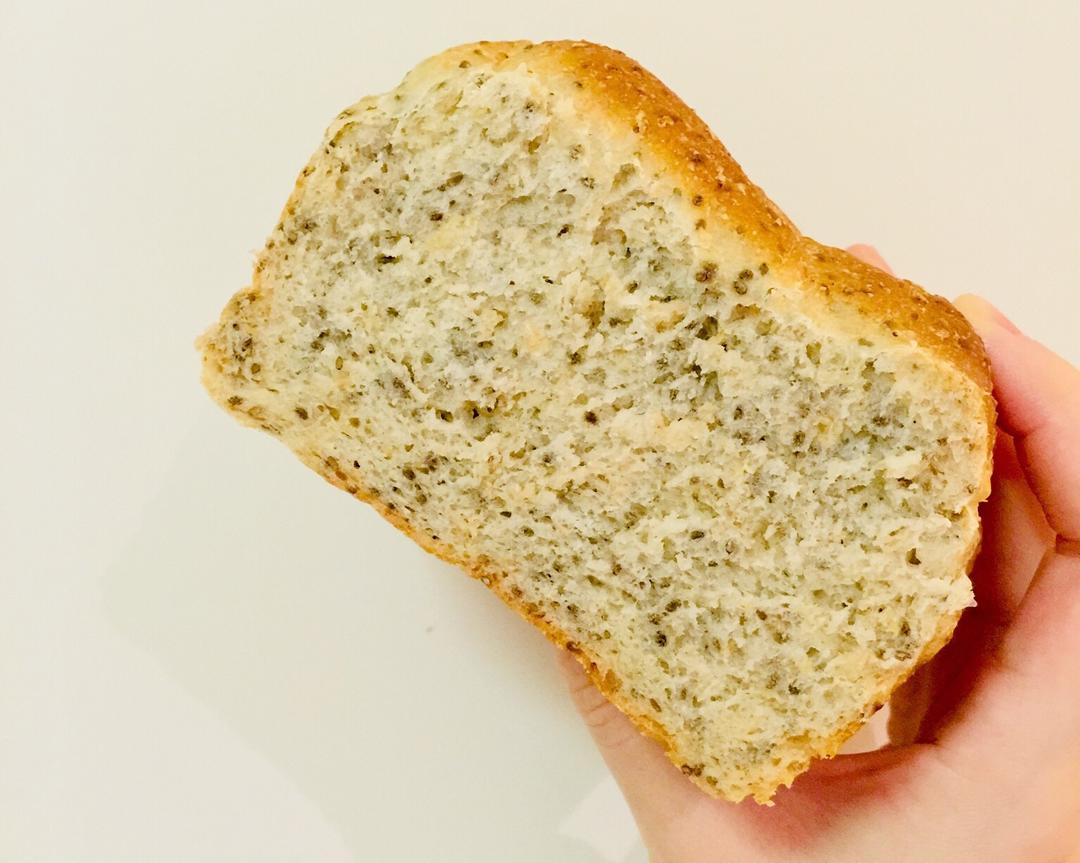 奇亚籽全麦面包的做法