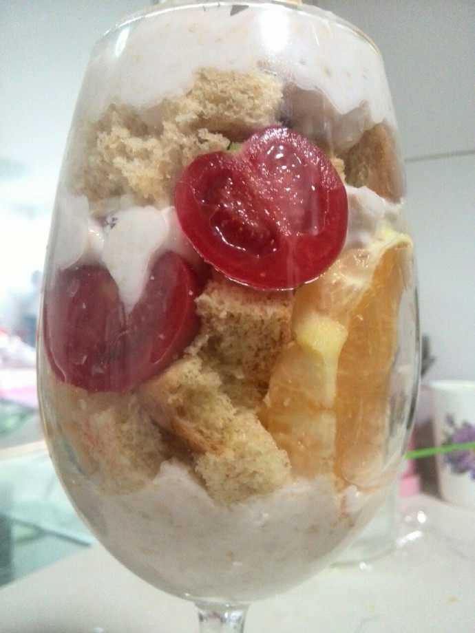 隔夜酸奶燕麦水果杯