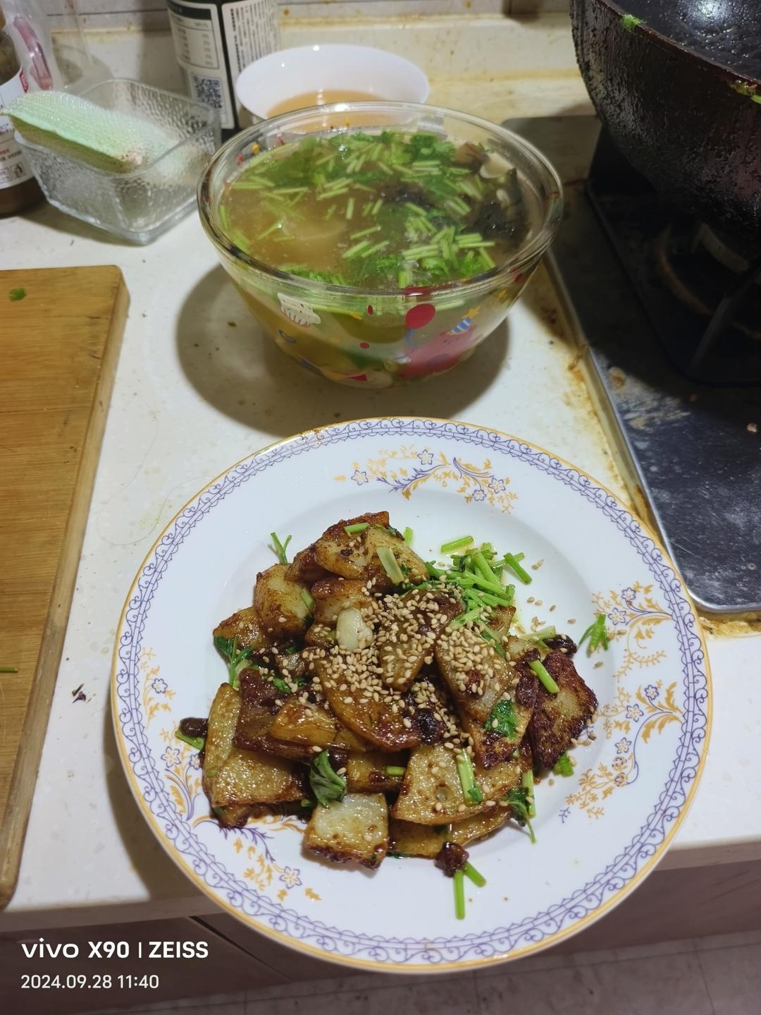 干锅土豆片
