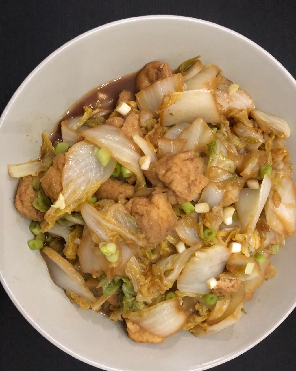 flying甜做的白菜焖豆泡