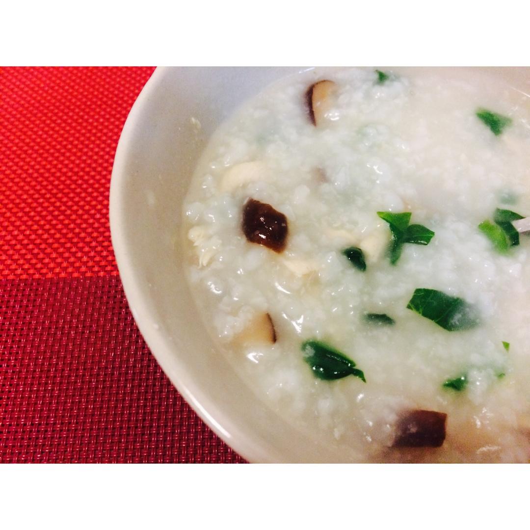 香菇鸡肉粥