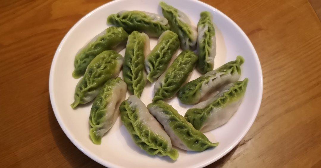 翡翠柳叶饺子