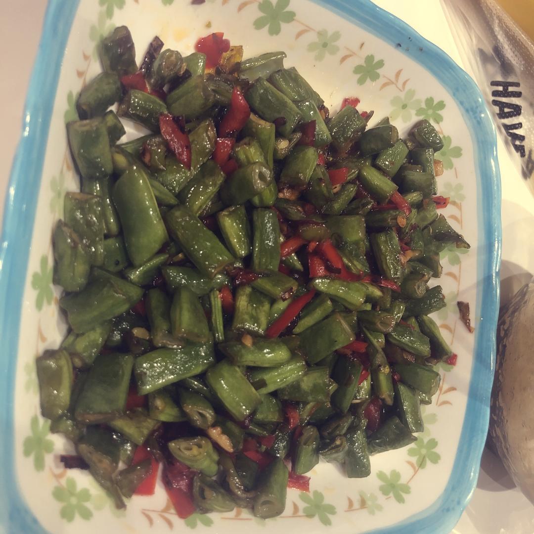 青椒碎豆角