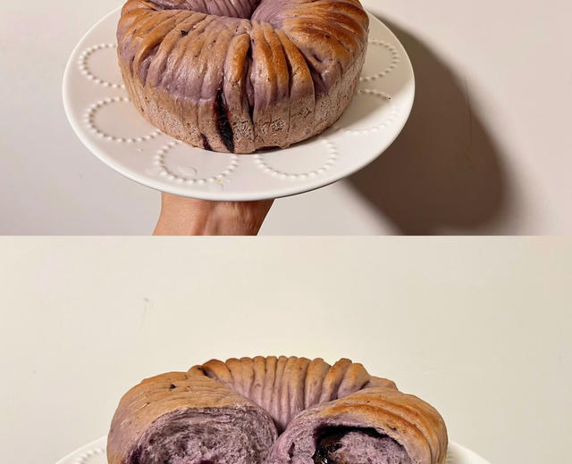 蓝莓酸奶毛线球面包（6寸）