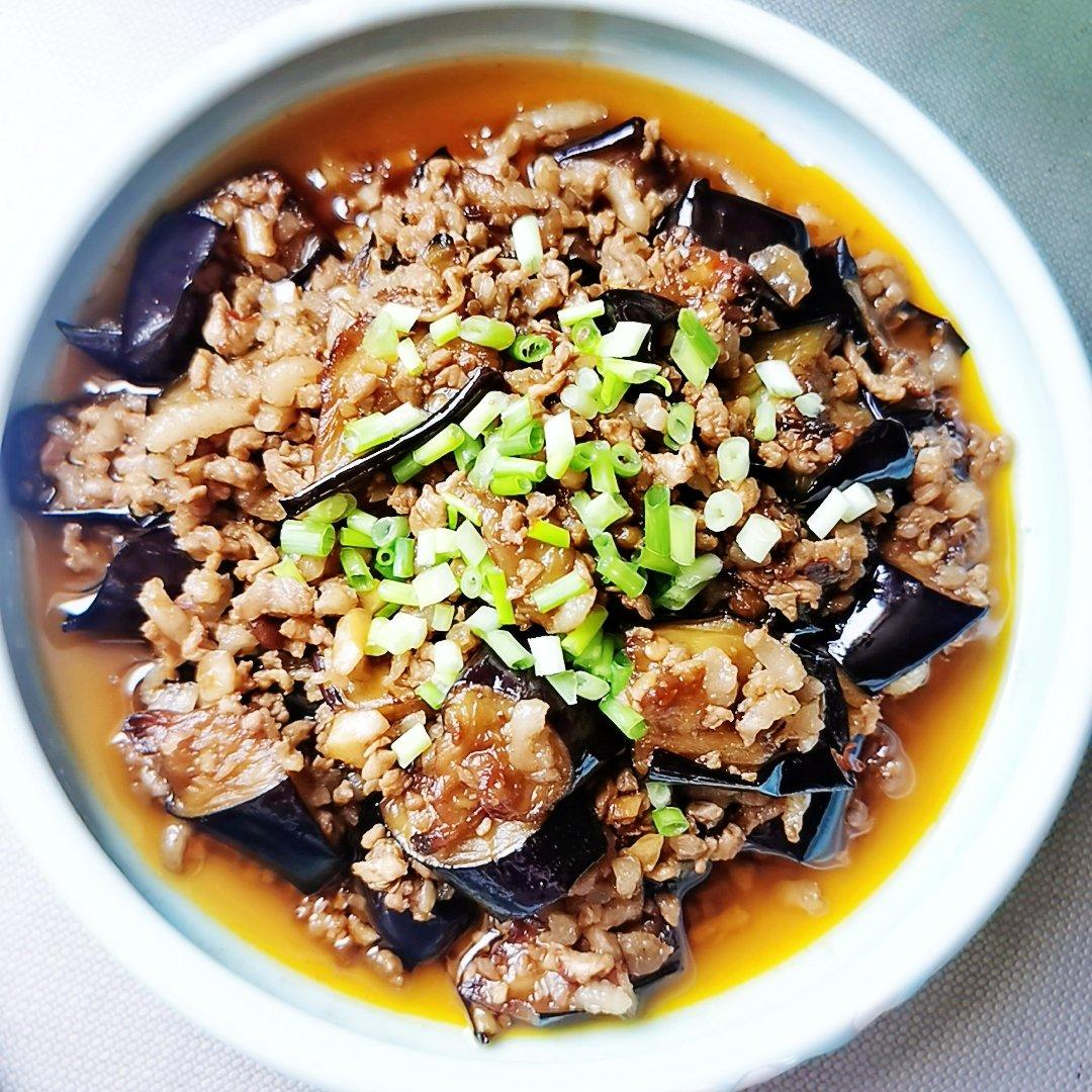 极简家常肉末茄子，不腌不蒸不过油