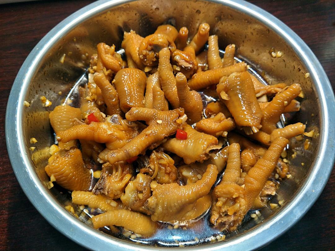 香辣蒜香凉拌爽脆鸡脚