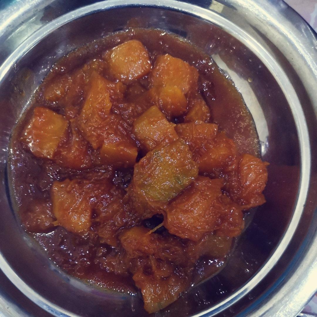 原来这么好吃的炒南瓜