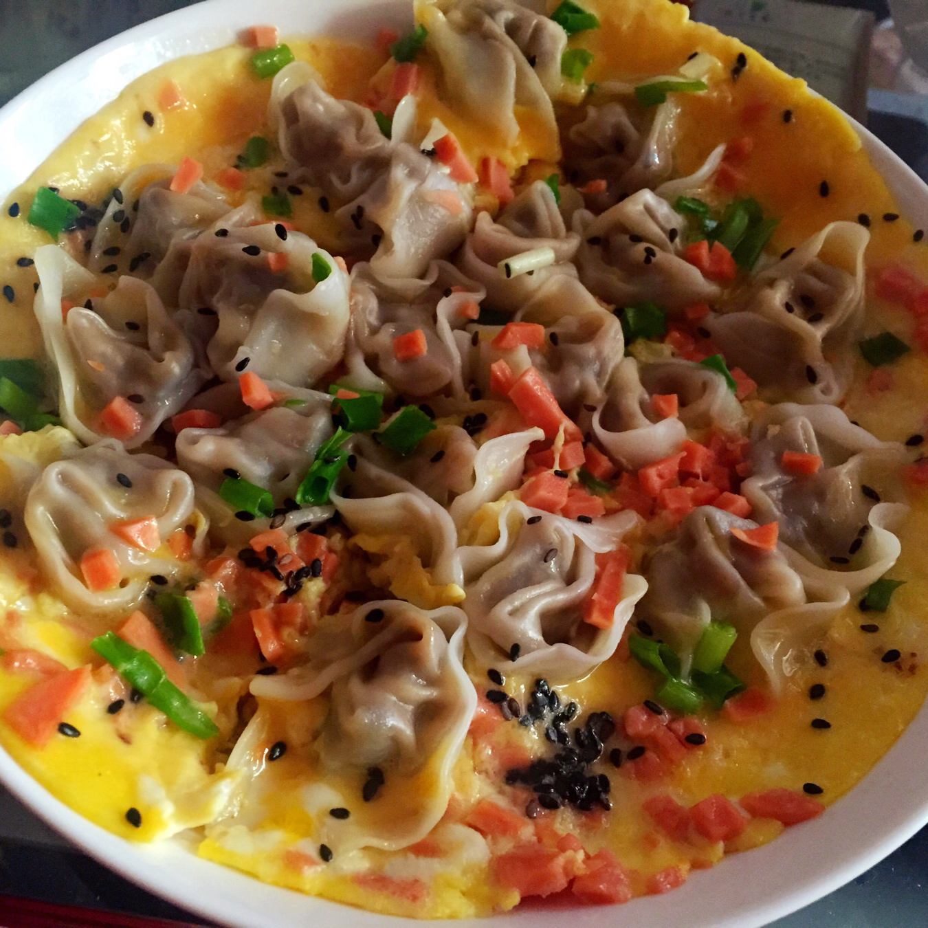 抱蛋煎馄饨