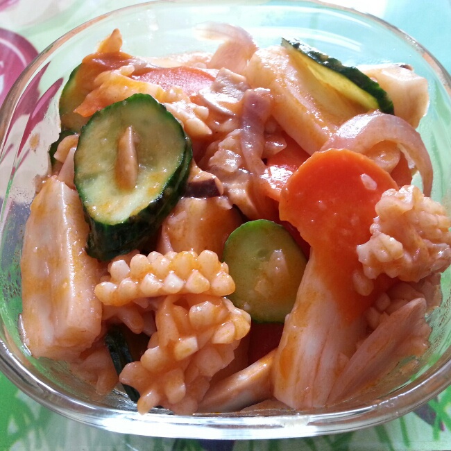 韩式海鲜炒年糕 --幸福温暖的美食