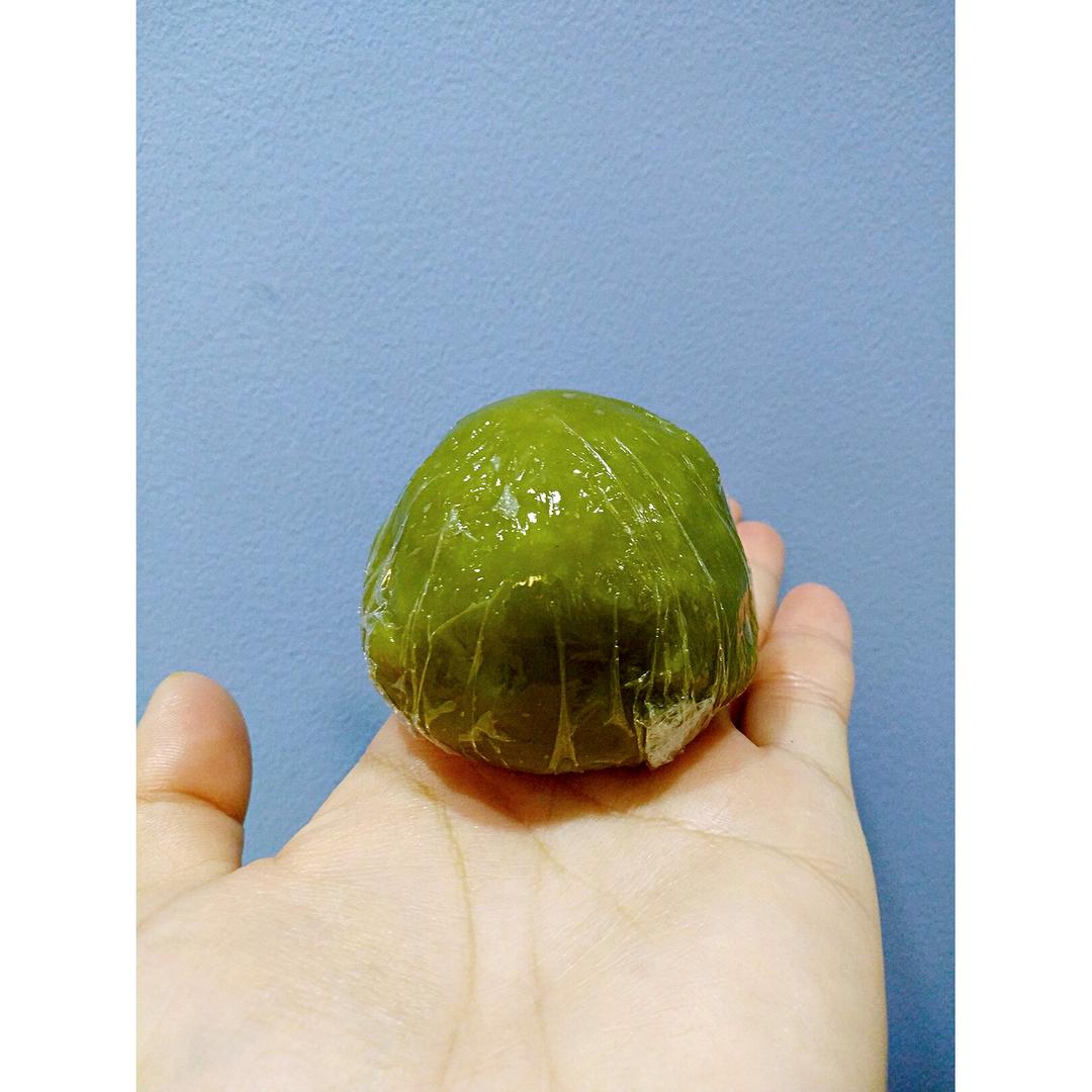 网红青团～～咸蛋黄肉松青团