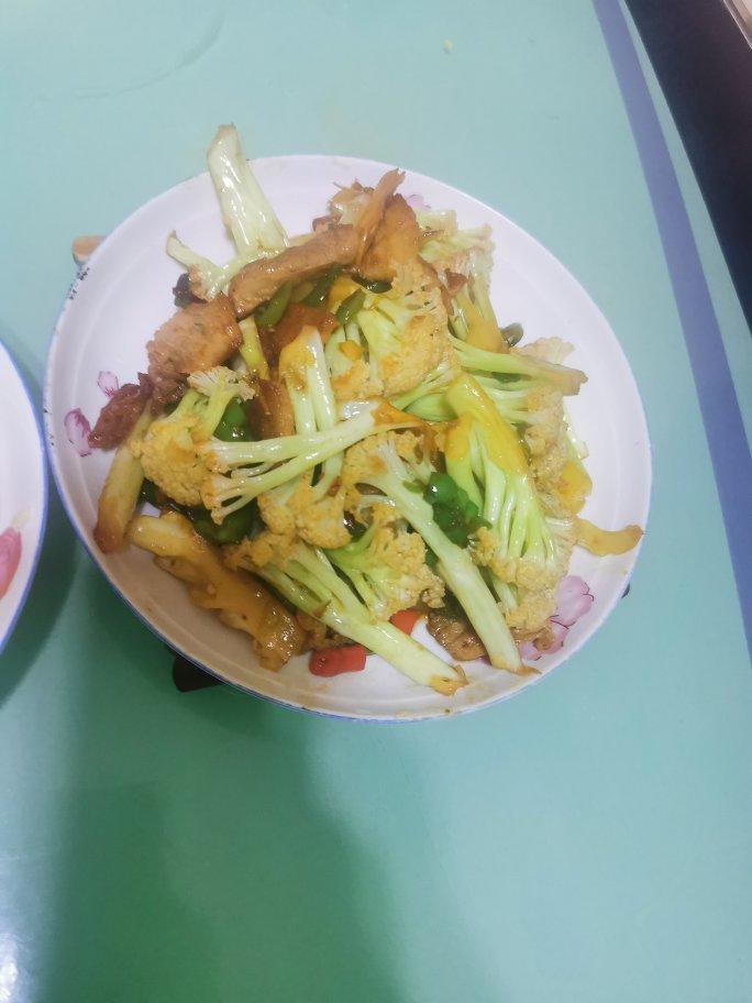 和饭店一个味道的干锅花菜