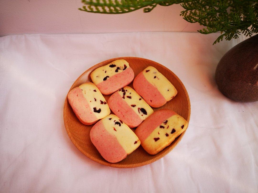 （视频）蔓越莓 撞色饼干