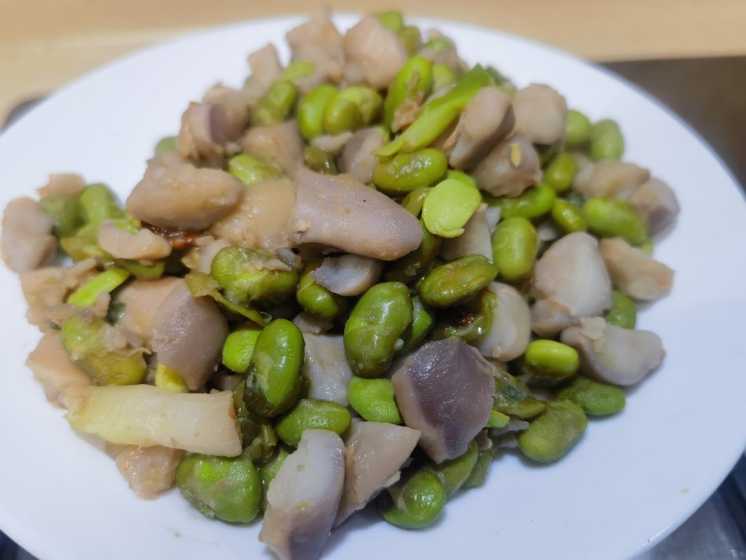 毛豆菱角米