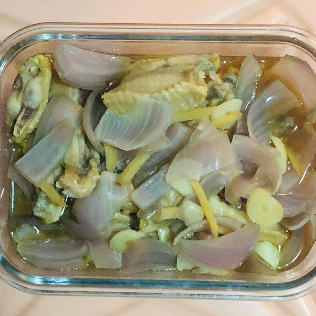 洋葱蒸鸡