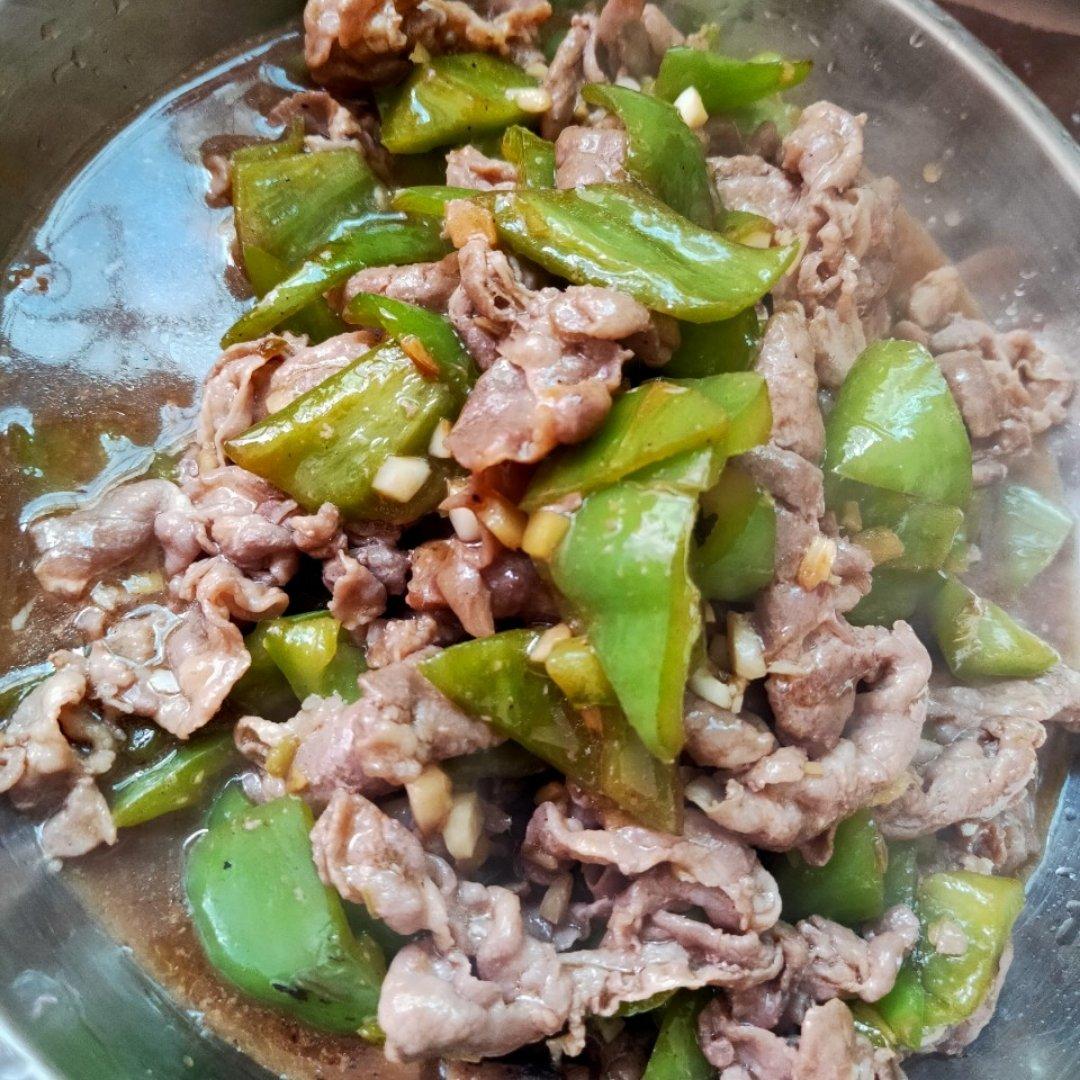 青椒炒肉片