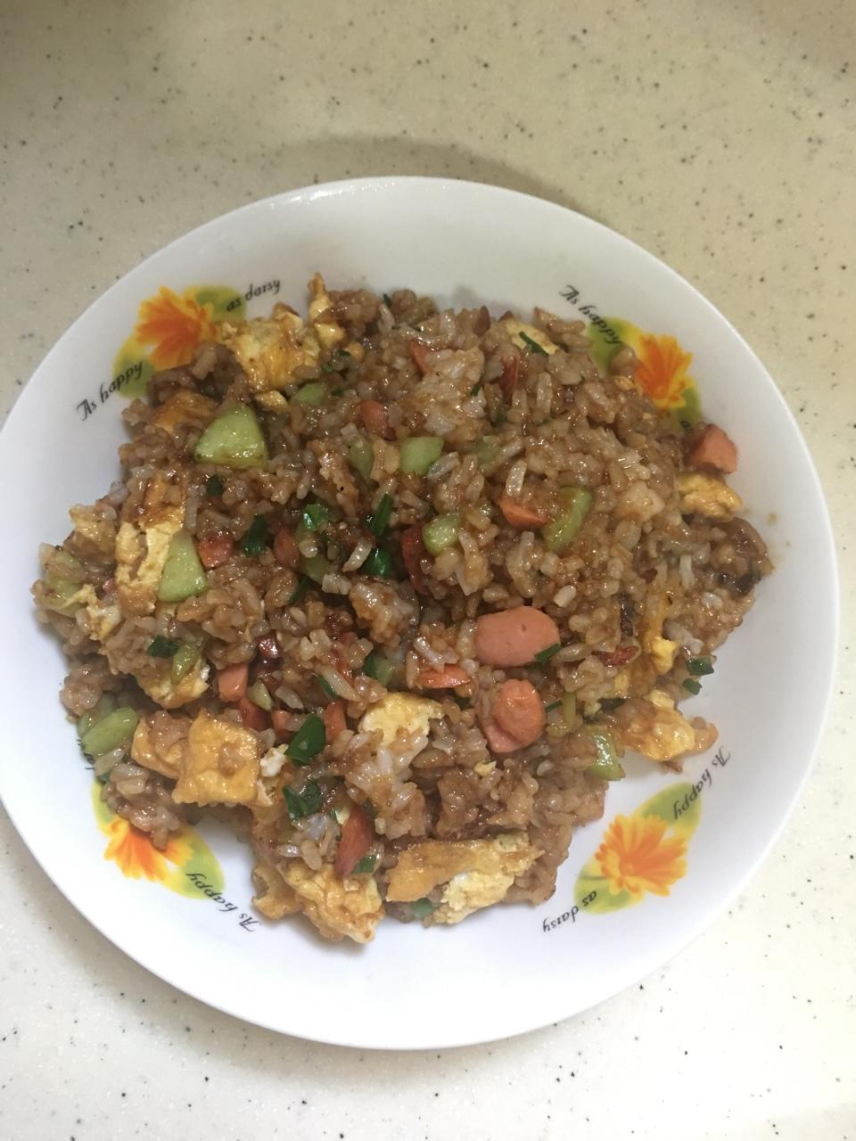 酱油炒饭(超级简单)