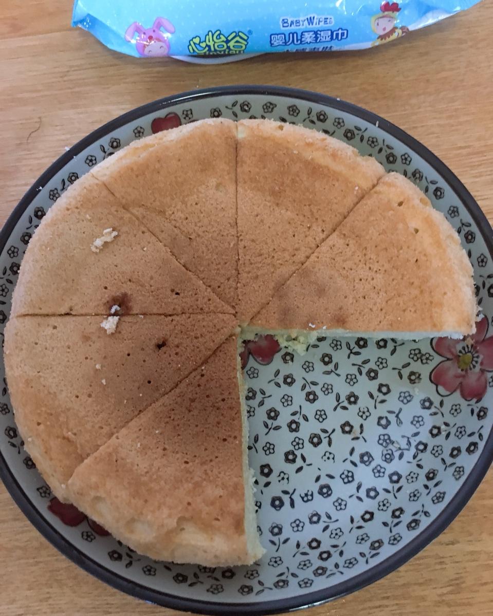小米果干蒸蛋糕