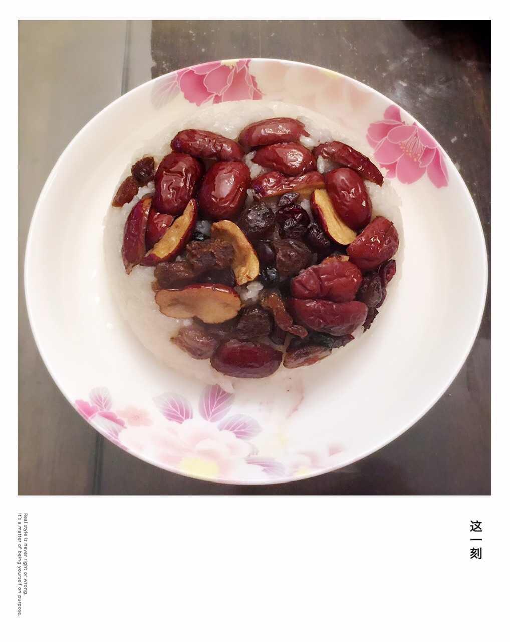 【猪油夹沙八宝饭】古法蒸糯米