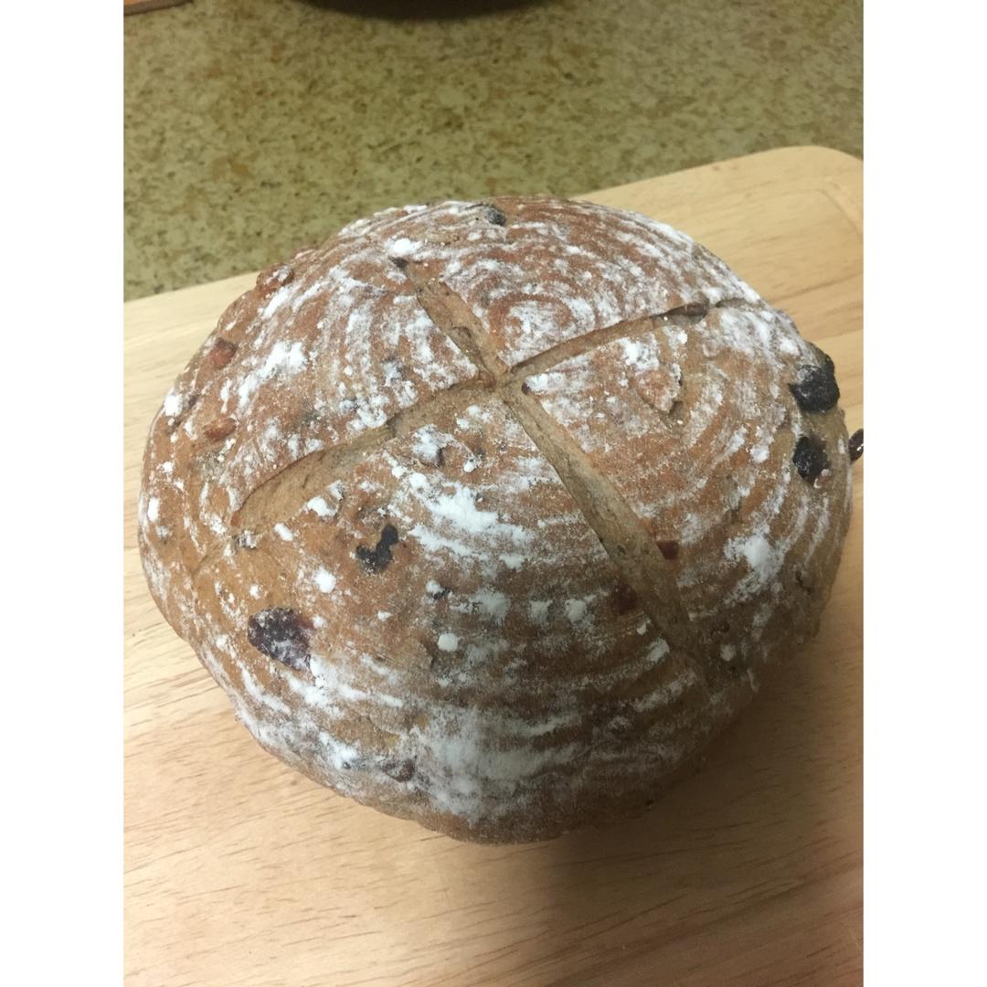 全麦核桃包～软欧包