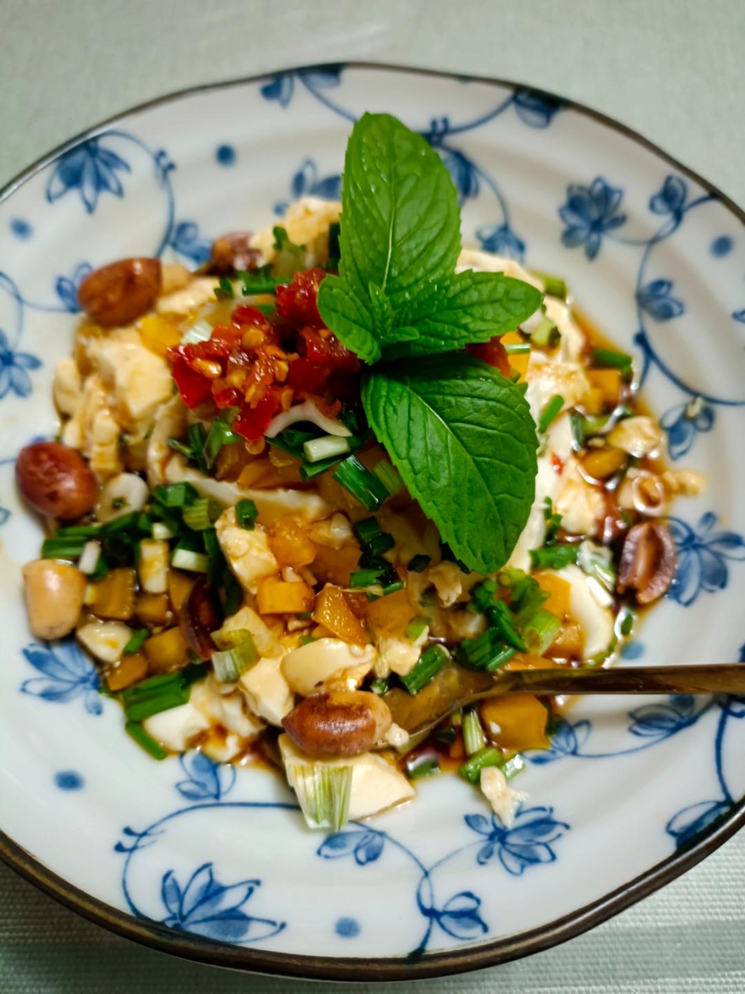 凉拌豆腐/小葱拌豆腐