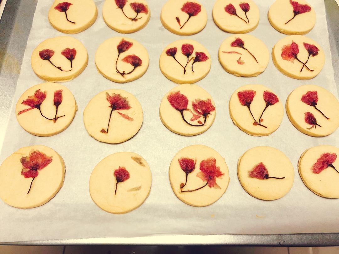 春日樱花薄曲奇饼干