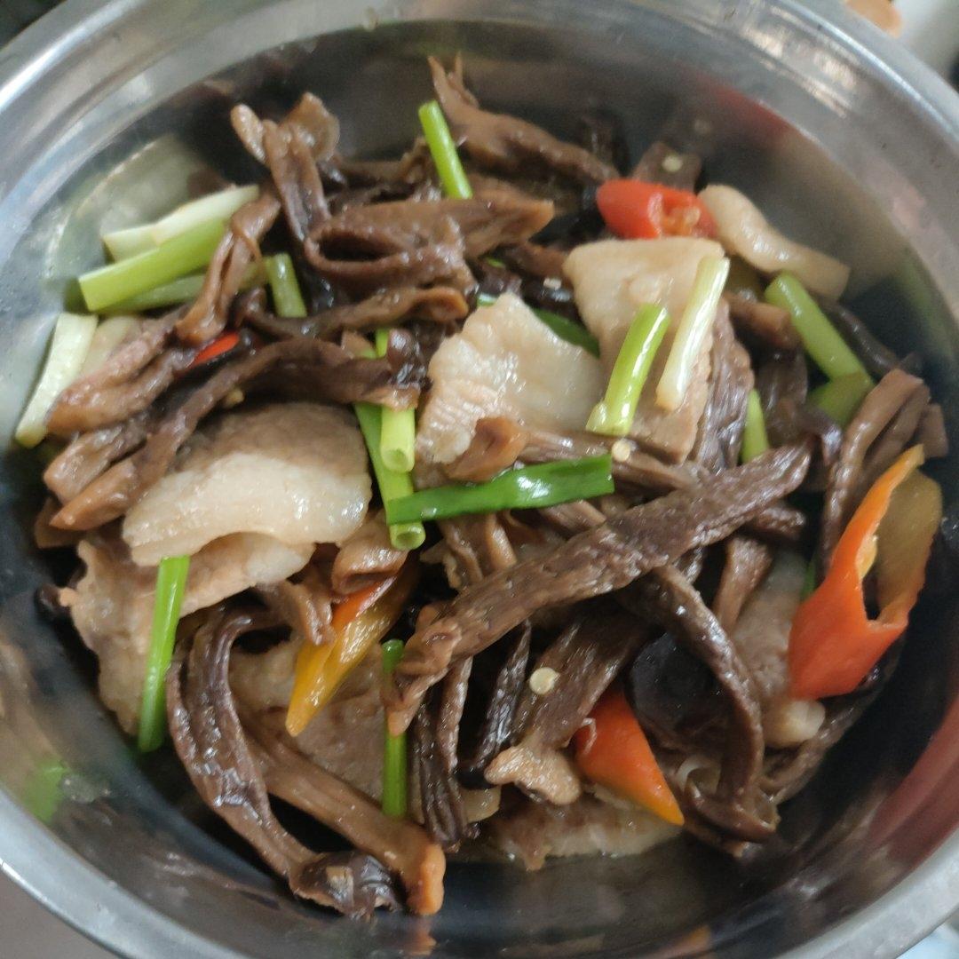 『快手下饭菜』鹿茸菇小炒肉｜简单好吃人人夸👍🏻