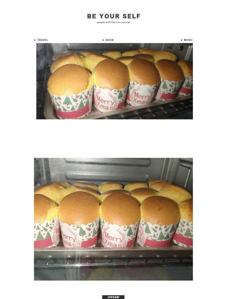 纸杯蛋糕 8寸戚风蛋糕的量