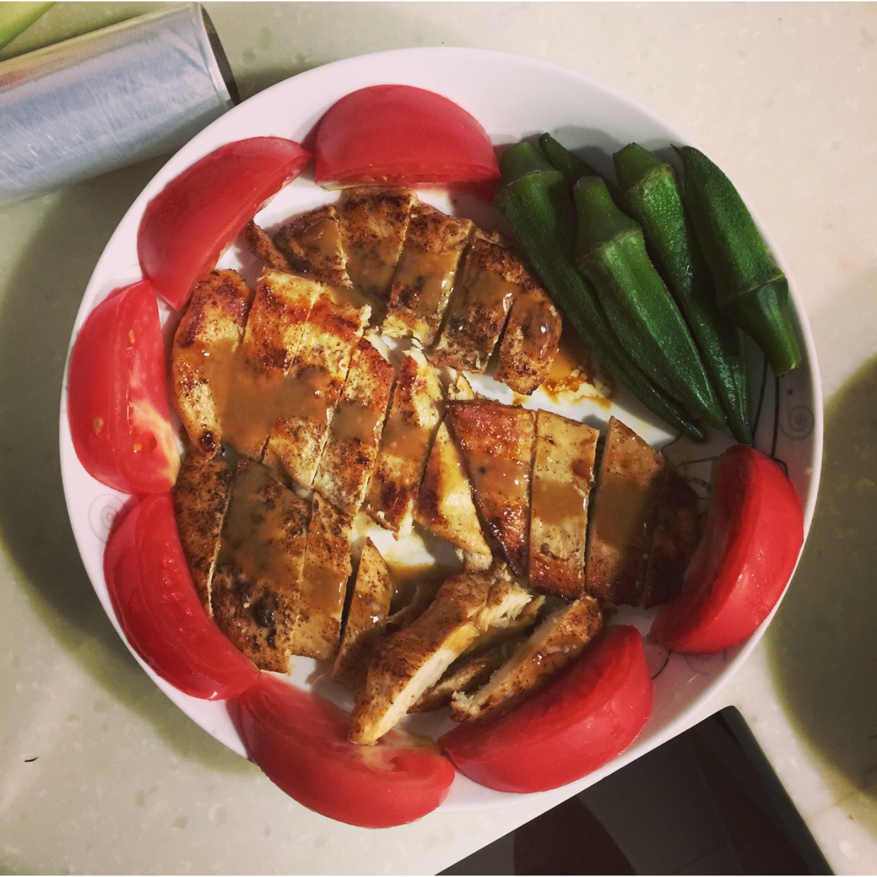 蜜汁芥末煎鸡胸