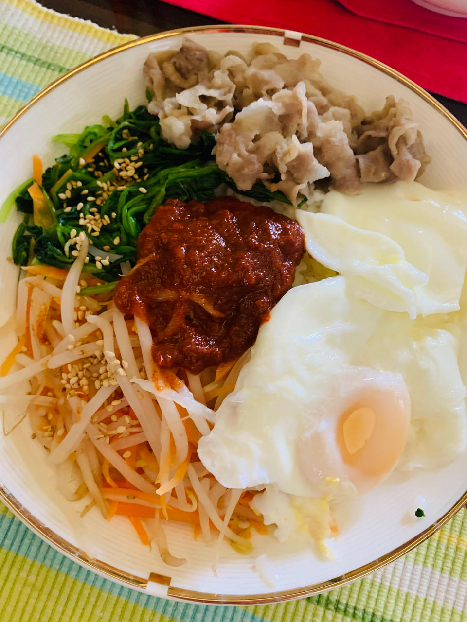 🔥日式石锅拌饭（平锅版.料理店快手、美味的秘诀.烧肉汁配方.好吃到泪奔😂）