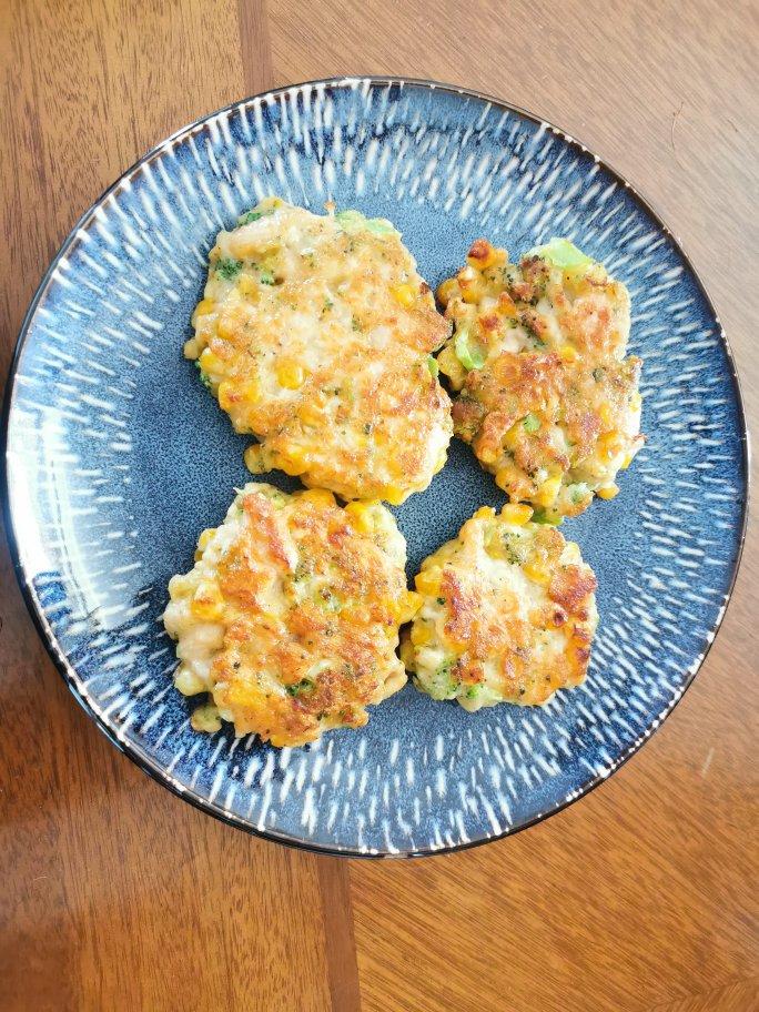 好吃不胖的时蔬鸡肉饼