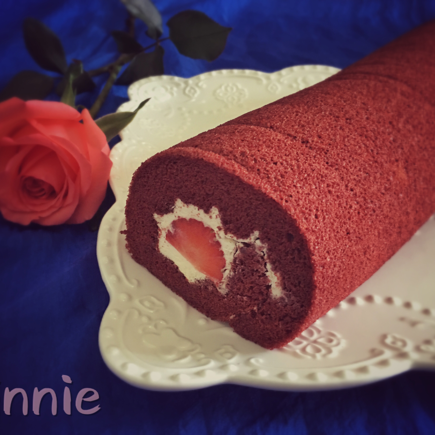 红丝绒蛋糕卷（完美毛巾底）