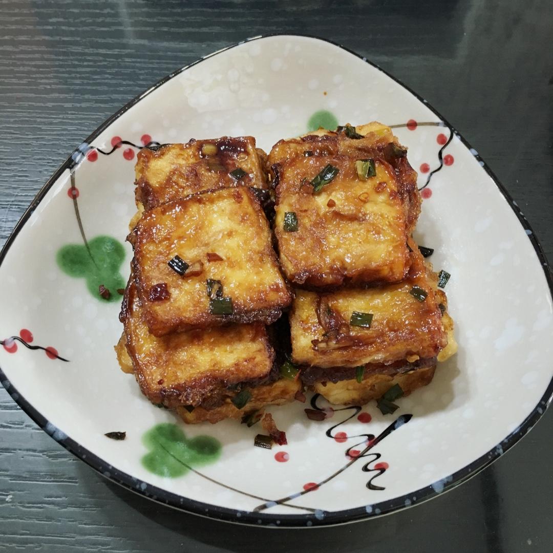 上善若水5520做的韓式煎豆腐 side dish tofu