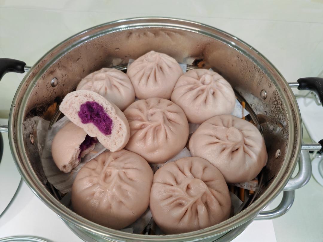 芝士紫薯包