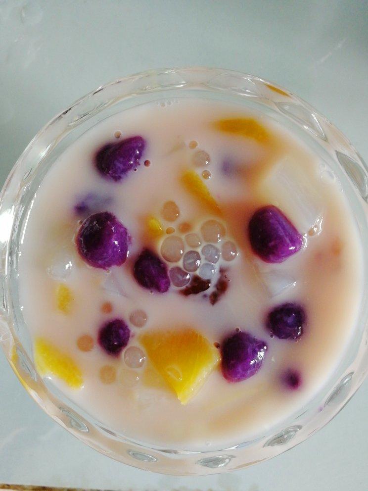 后勤妈妈做的椰浆红豆芋圆烧仙草