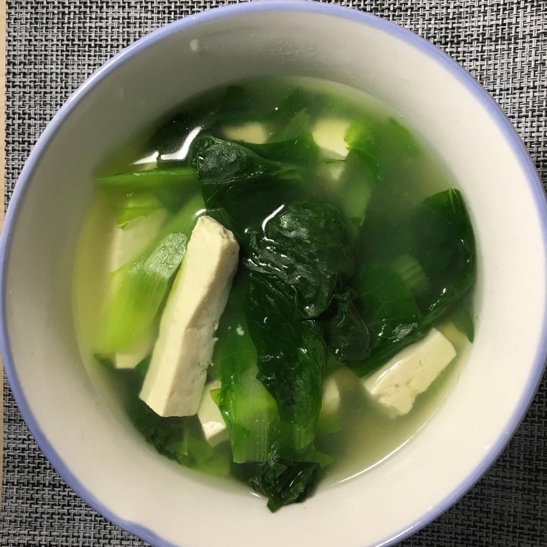 青菜豆腐汤