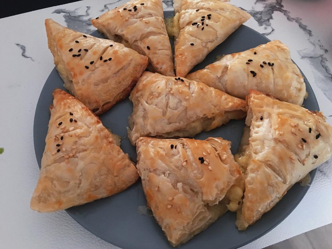 手抓饼香蕉派