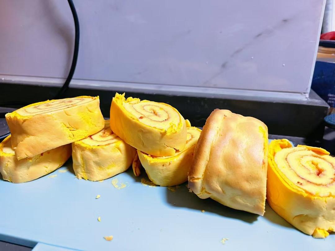 学好虎皮蛋糕卷‼️记住5秒消失法（小视频食谱）