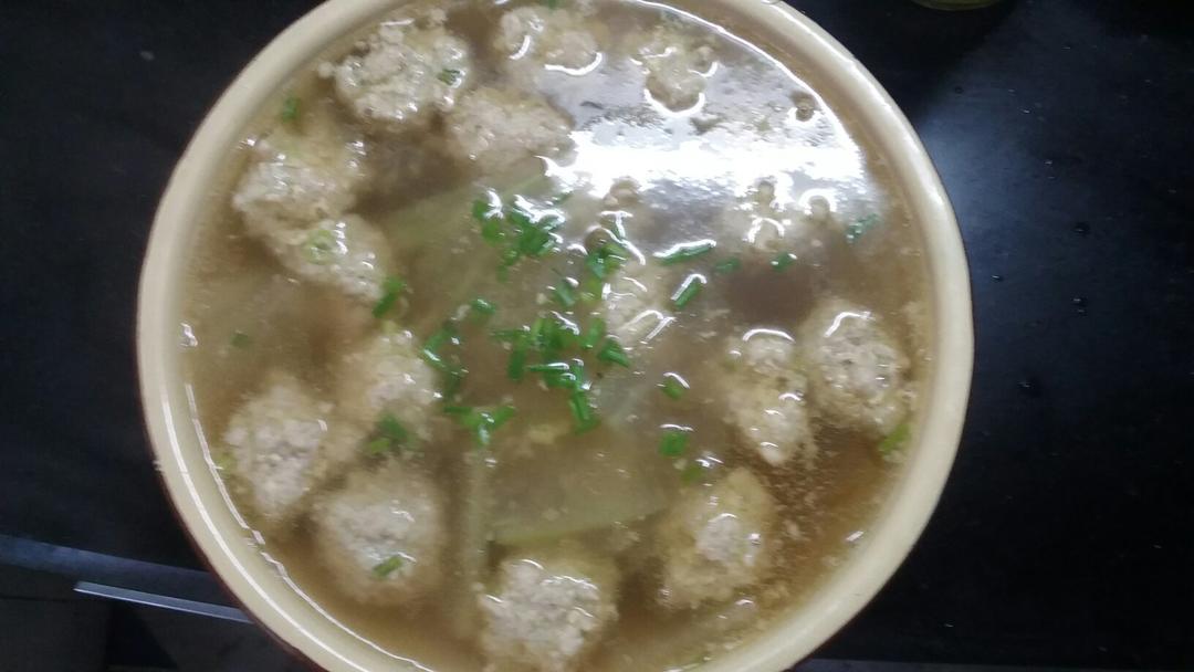 冬瓜汆丸子汤