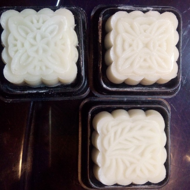 传说中的大班冰皮月饼 终于能尝到啦～