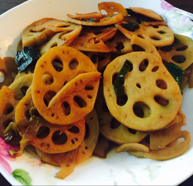 素炒藕片