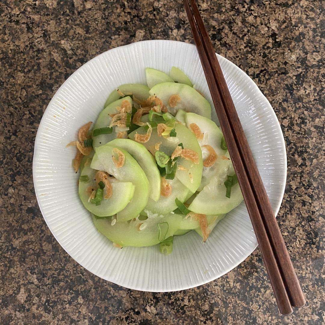 海米炒蒲瓜