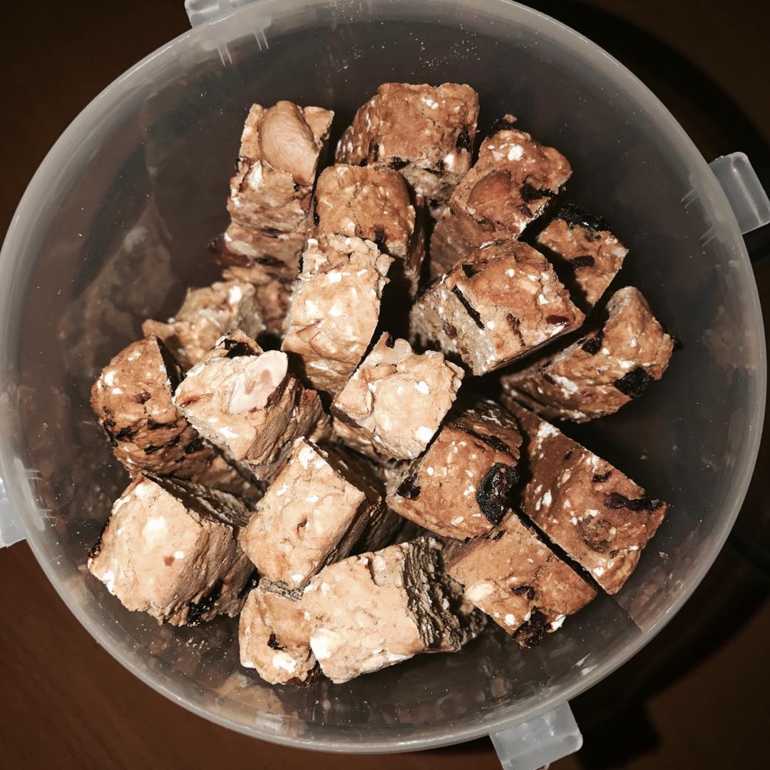 【健康零食】燕麦坚果意式脆饼