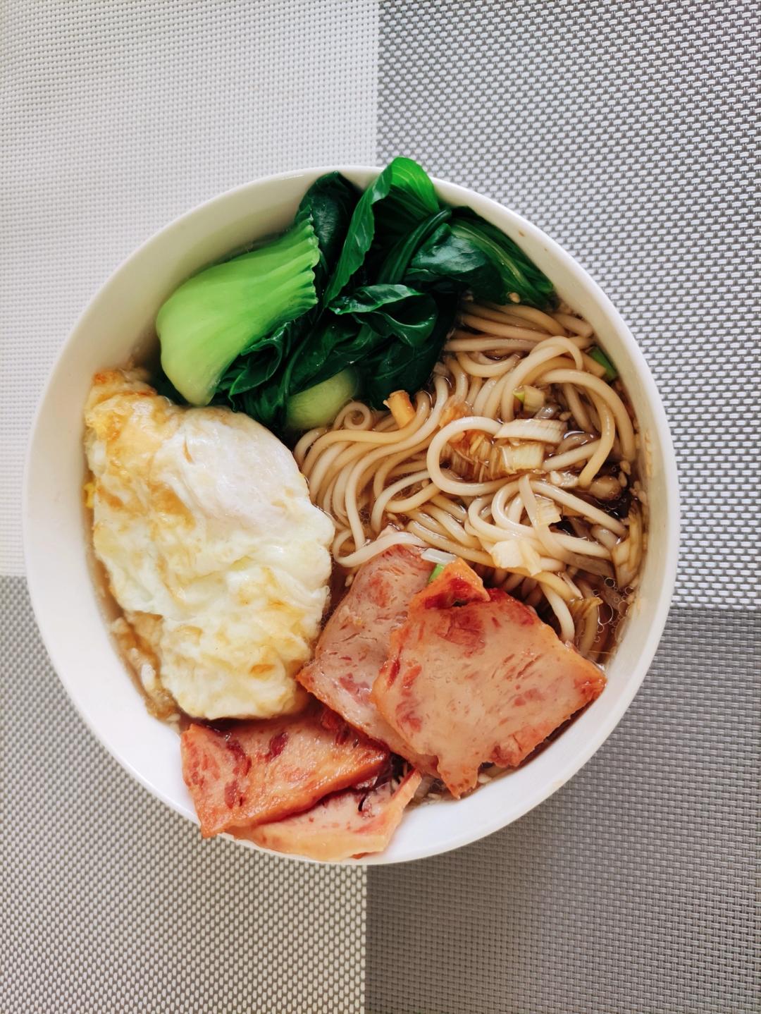 能治感冒的快手阳春面🍜营养热汤面（辛温解表）