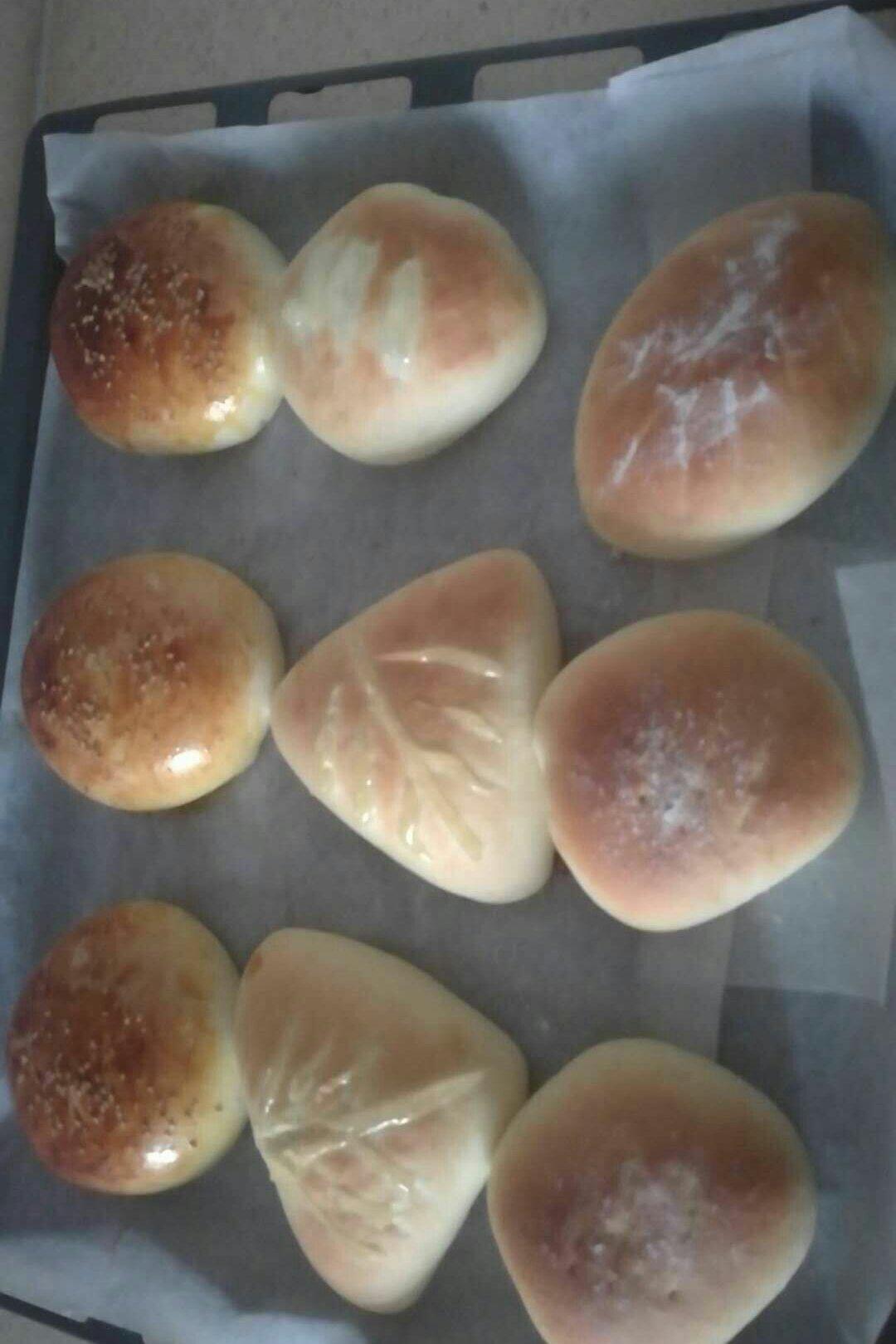 咸香的玉米毛豆软欧包