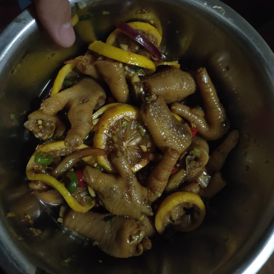 【柠檬酸辣鸡爪】自制超级无敌美味的网红鸡爪