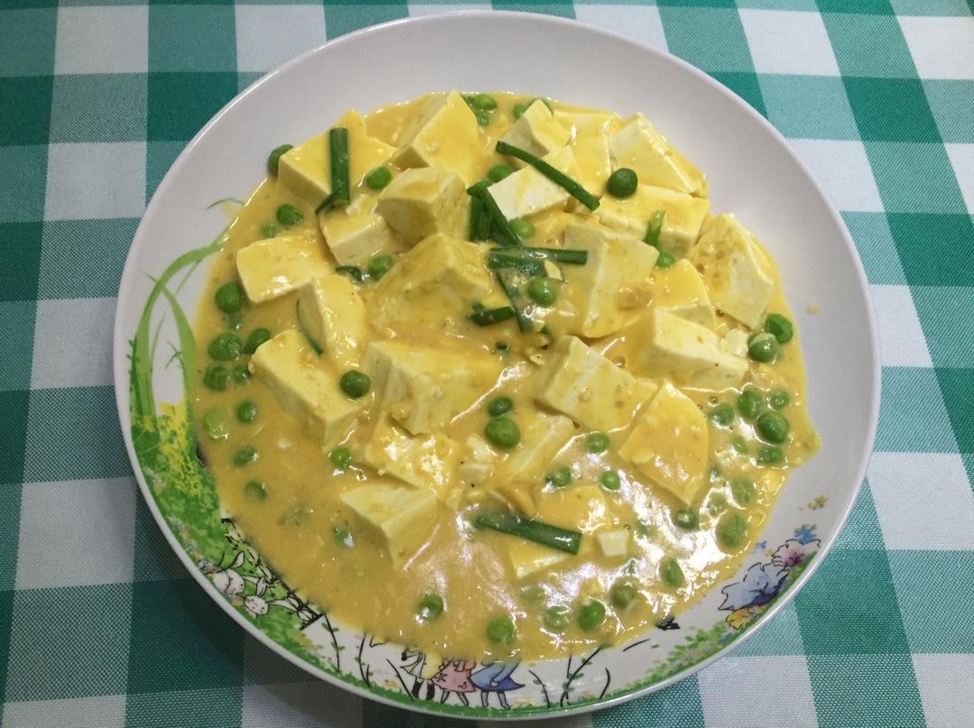 咸蛋黄豆腐