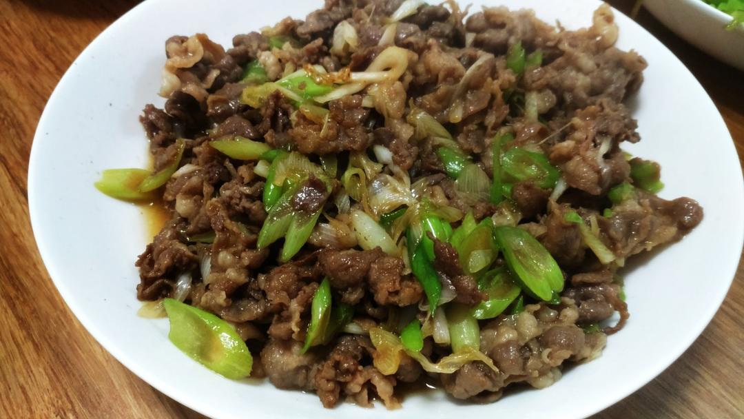 老北京葱爆羊肉(羊肉片版)