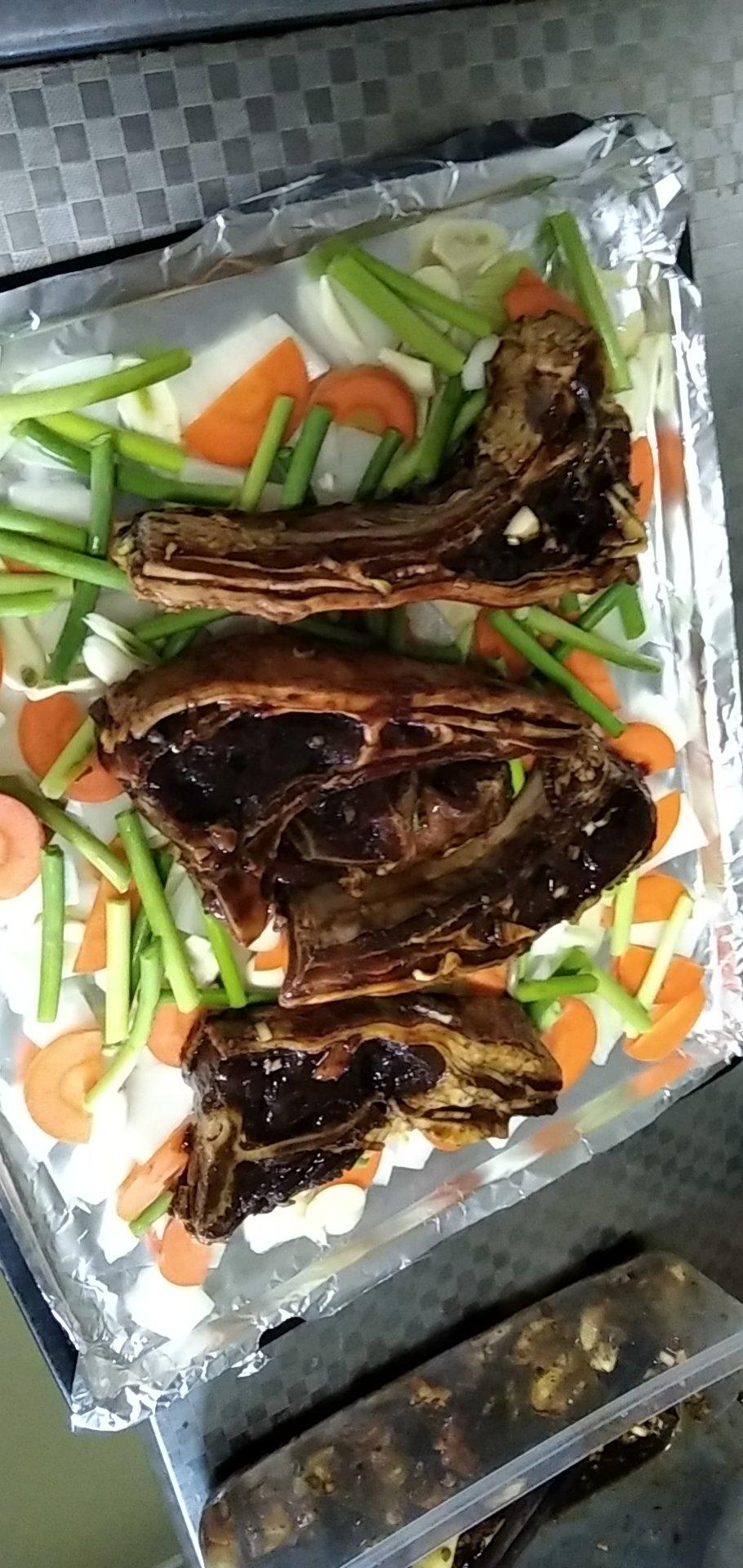 超好吃的烤羊排烤箱版